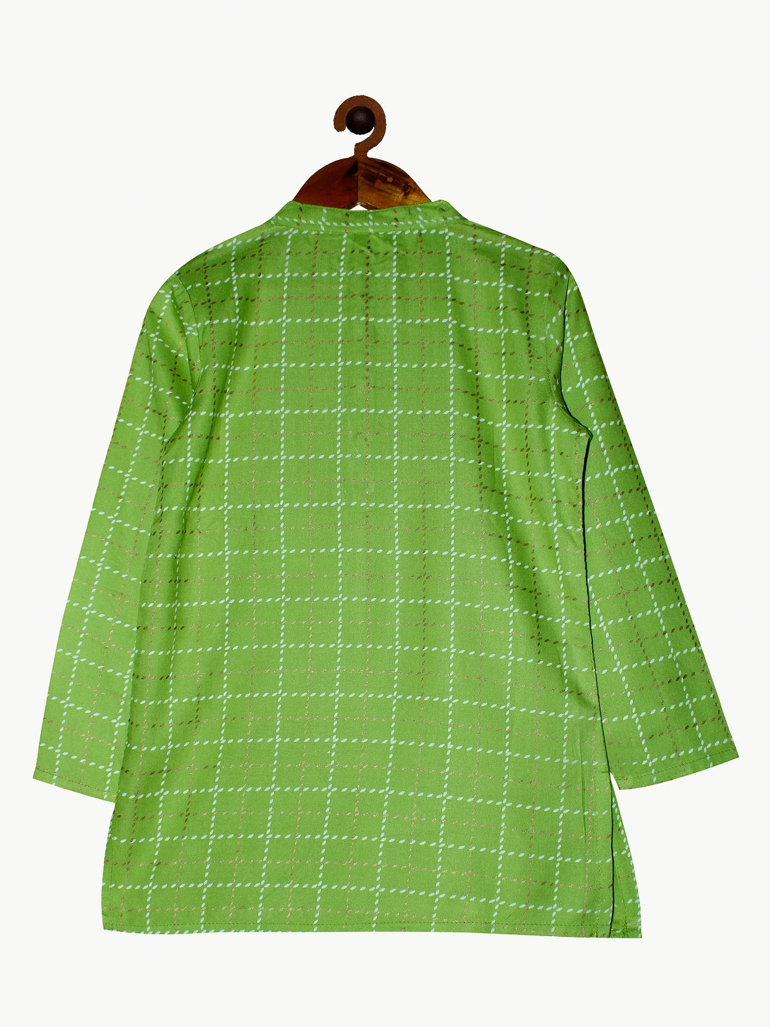 Boys Printed Kurta with Pyjama Set