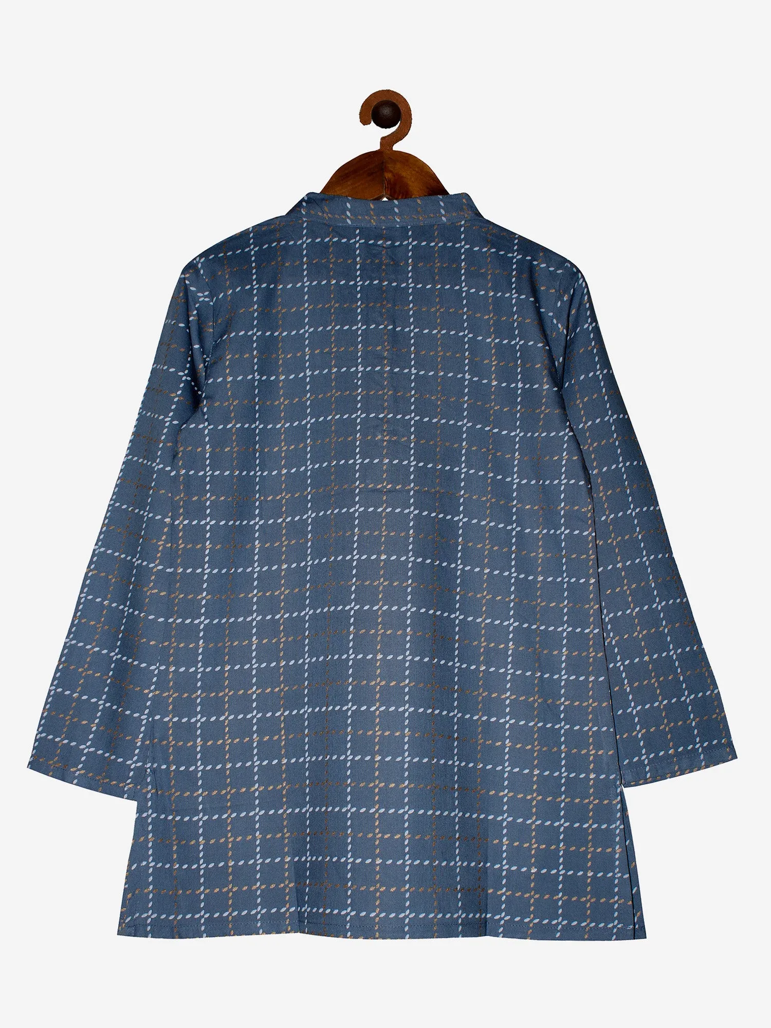 Boys Printed Kurta with Pyjama Set