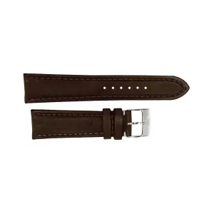 Breitling Brown Leather Strap Stainless Steel Tang Buckle 22-20mm 481X