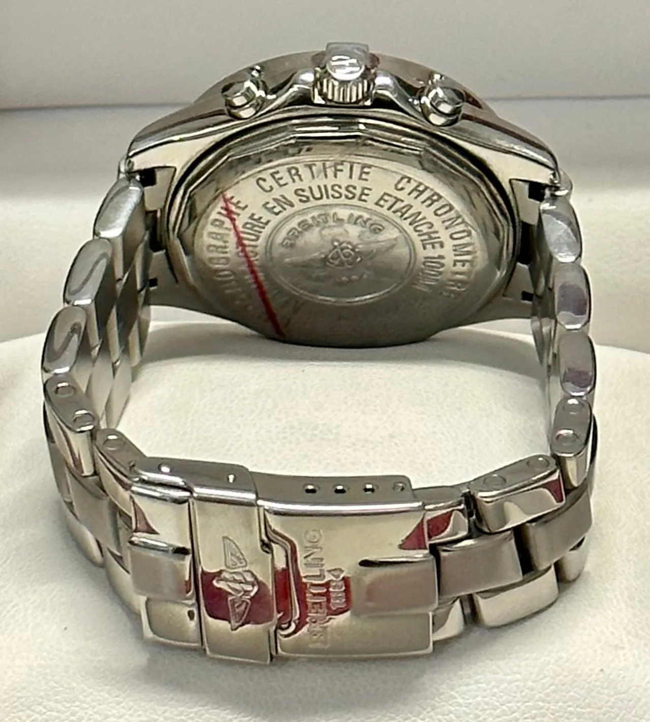 BREITLING Rare Unisex Chronoocean Stainless Steel Wristwatch - $10K APR w/ COA!!