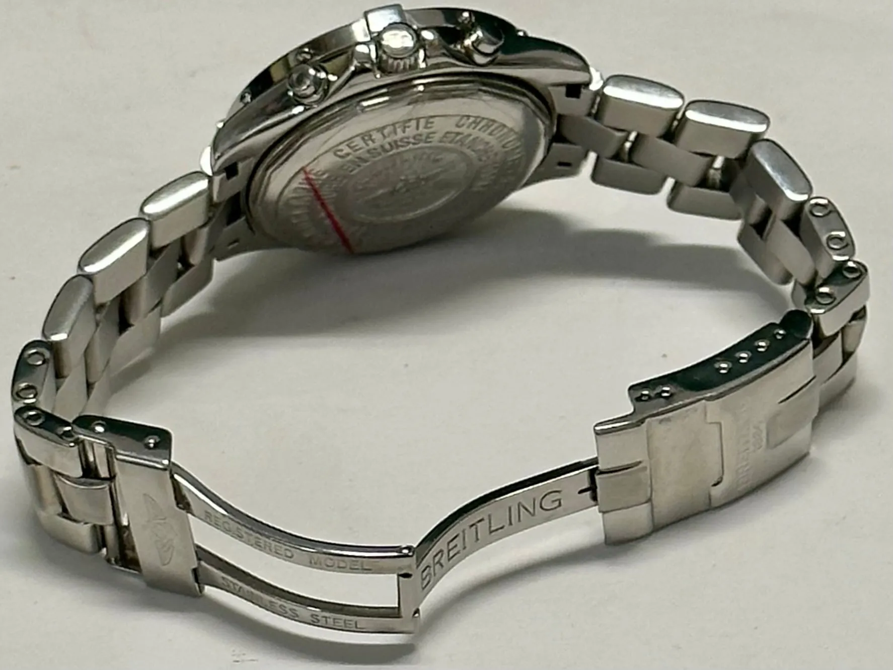 BREITLING Rare Unisex Chronoocean Stainless Steel Wristwatch - $10K APR w/ COA!!