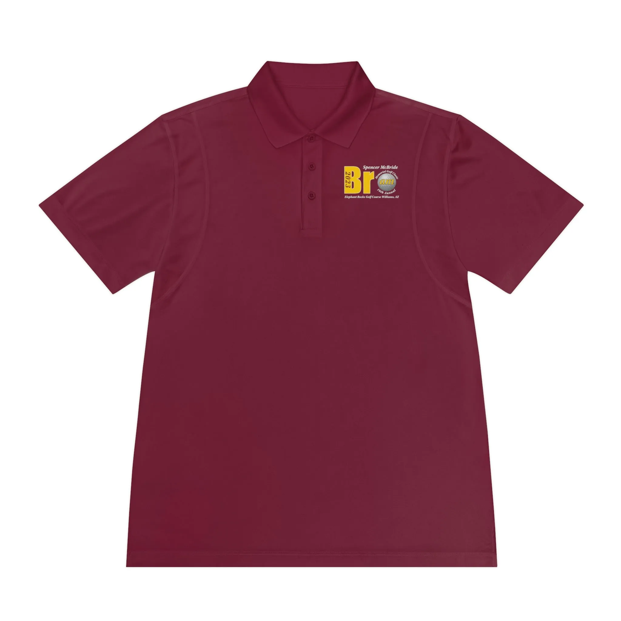 Bro Am 2023 Spencer McBride Memorial Classic Golf Men's Sport Polo Shirt
