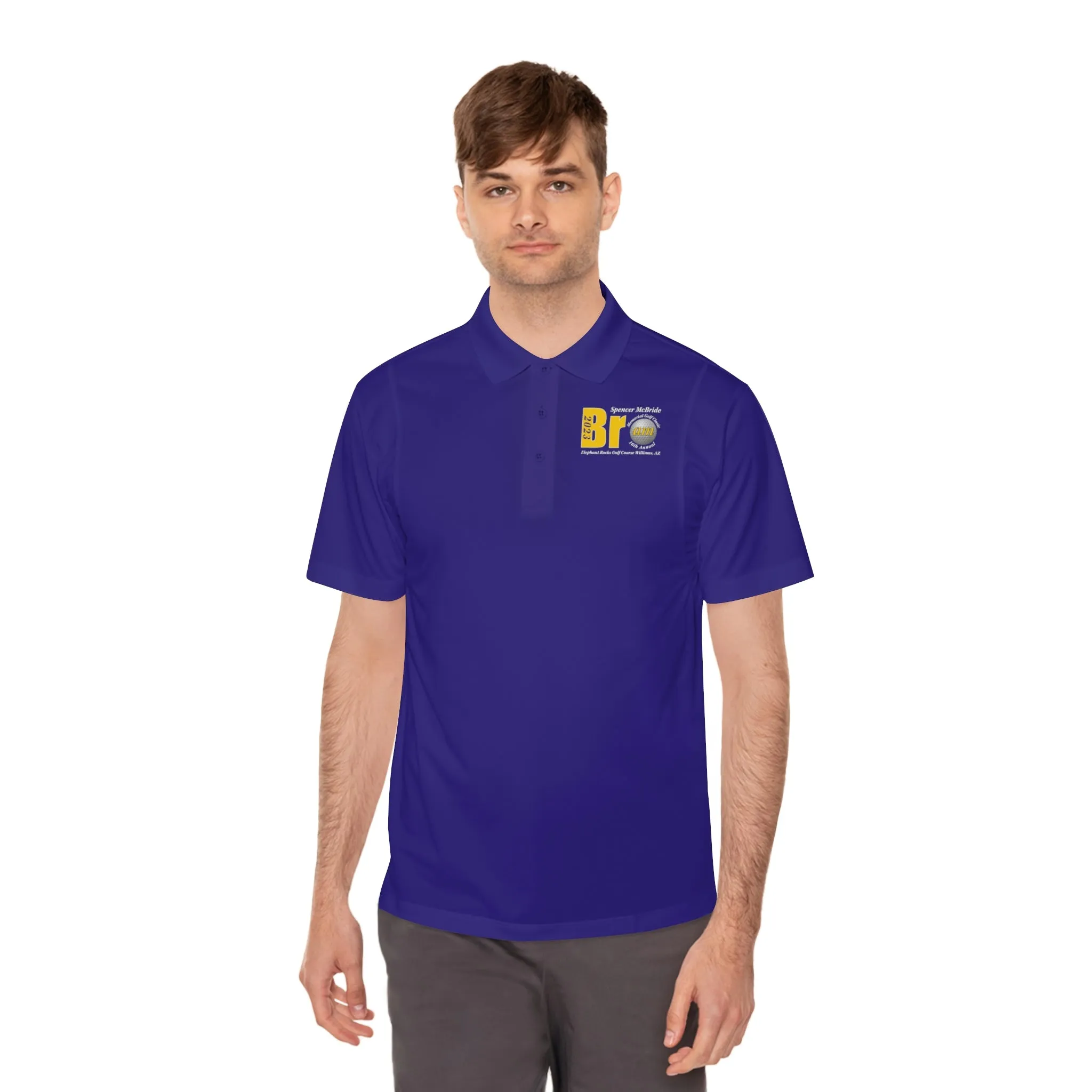 Bro Am 2023 Spencer McBride Memorial Classic Golf Men's Sport Polo Shirt