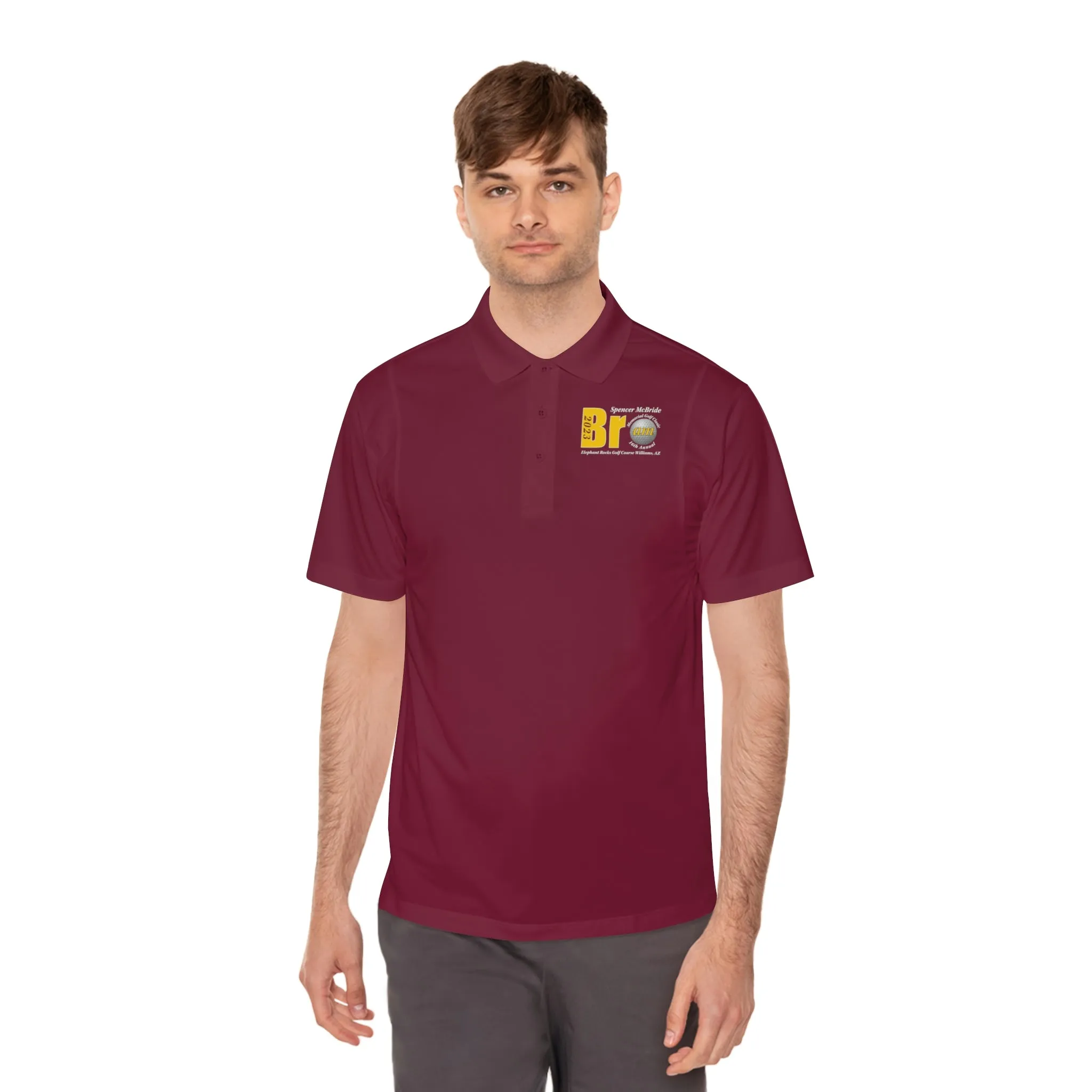 Bro Am 2023 Spencer McBride Memorial Classic Golf Men's Sport Polo Shirt