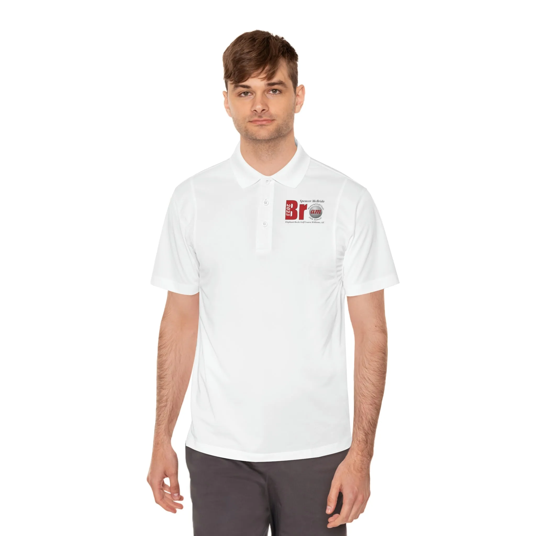 Bro Am 2023 Spencer McBride Memorial Classic Golf Men's Sport Polo Shirt
