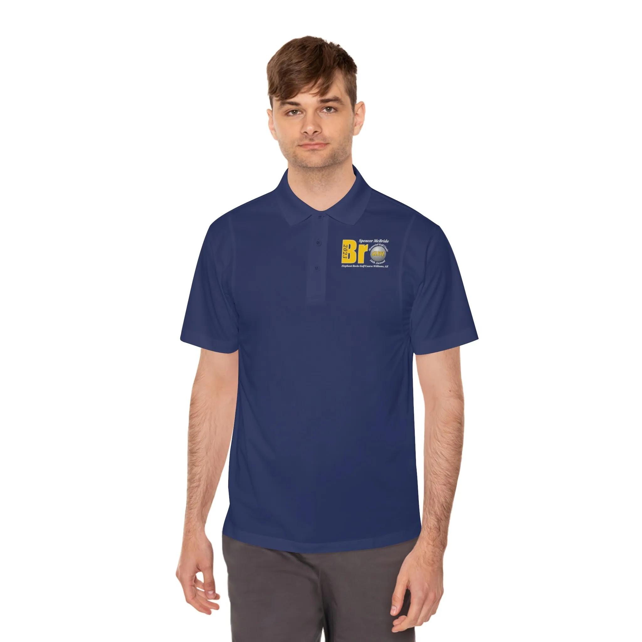 Bro Am 2023 Spencer McBride Memorial Classic Golf Men's Sport Polo Shirt