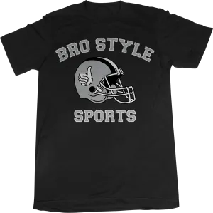 Bro Style Sports T-Shirt - Size: SMALL Black