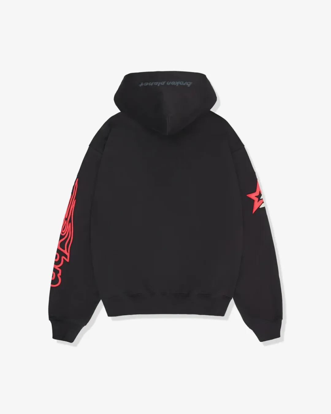 Broken Planet Performance Zip-Up Soot Black.