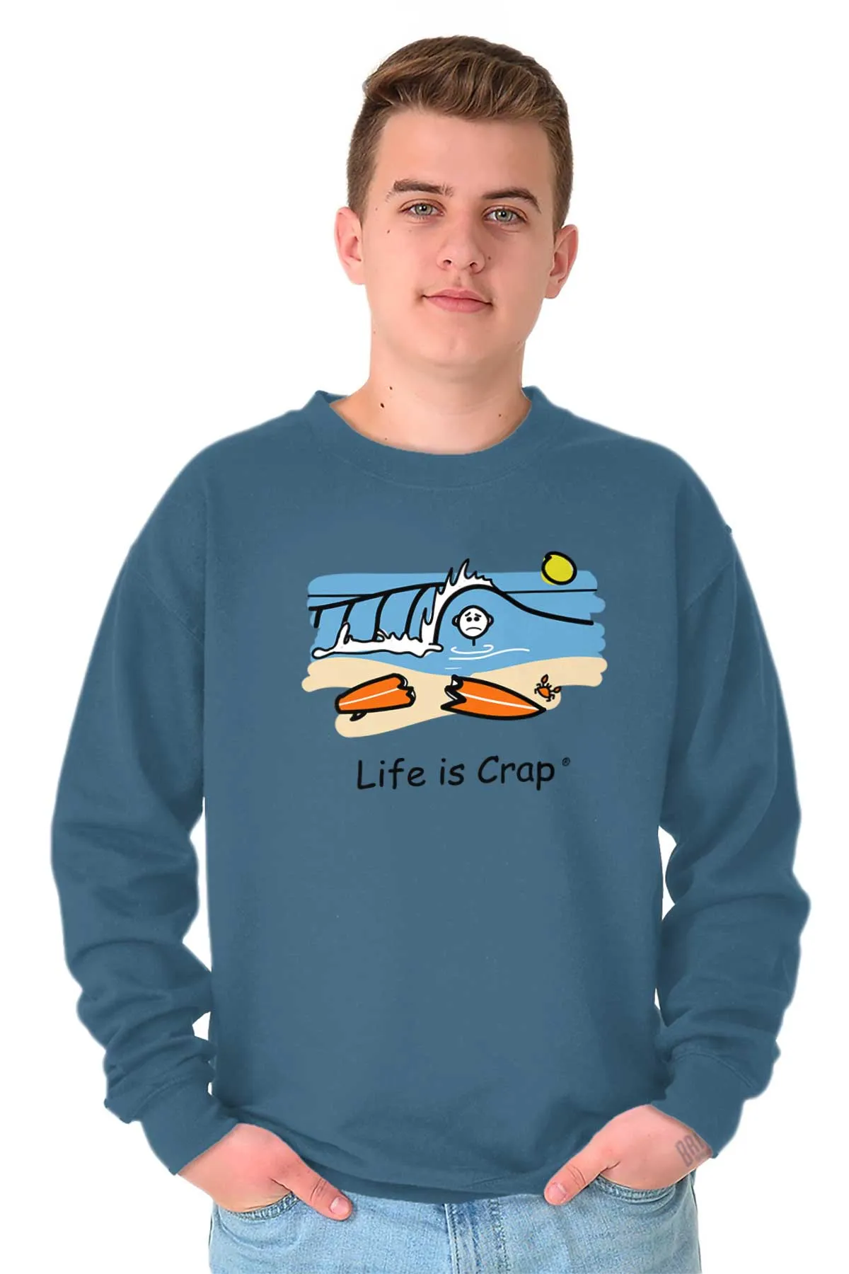 Broken Surf Board Sweatshirt