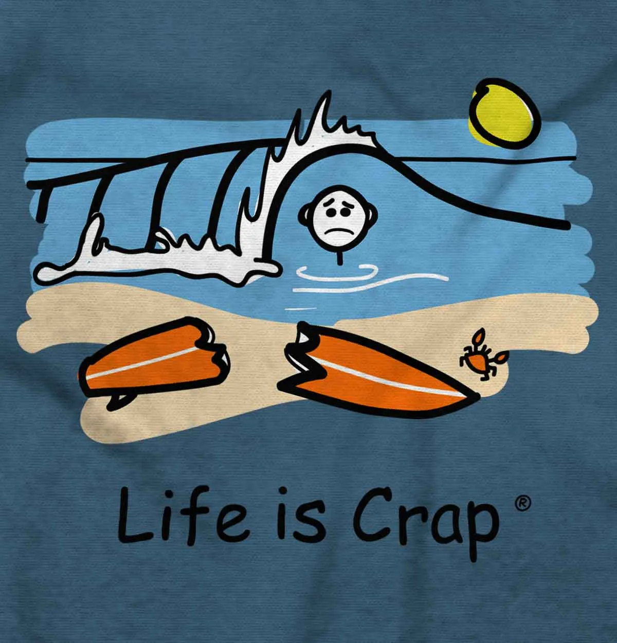 Broken Surf Board Sweatshirt