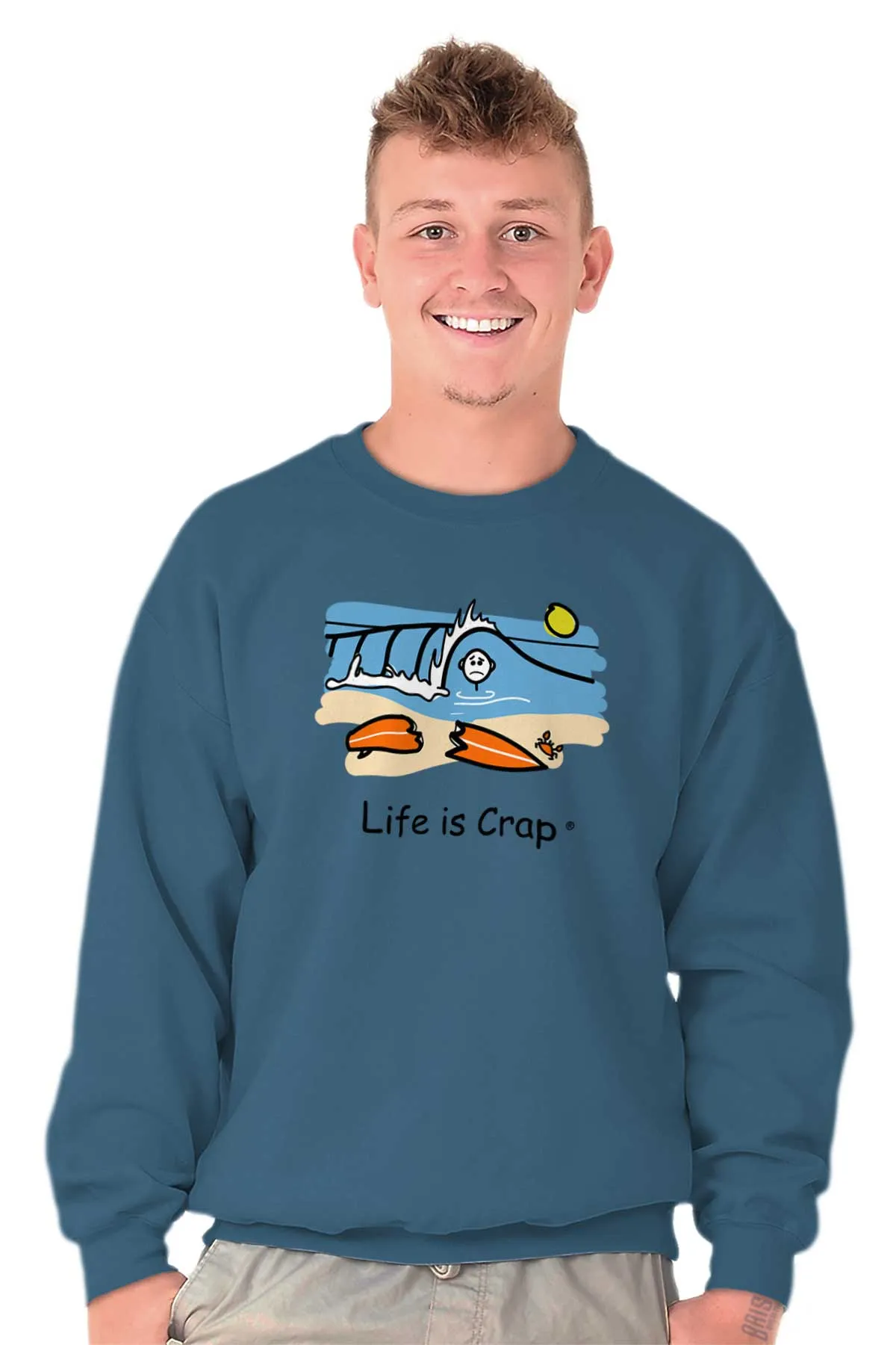 Broken Surf Board Sweatshirt