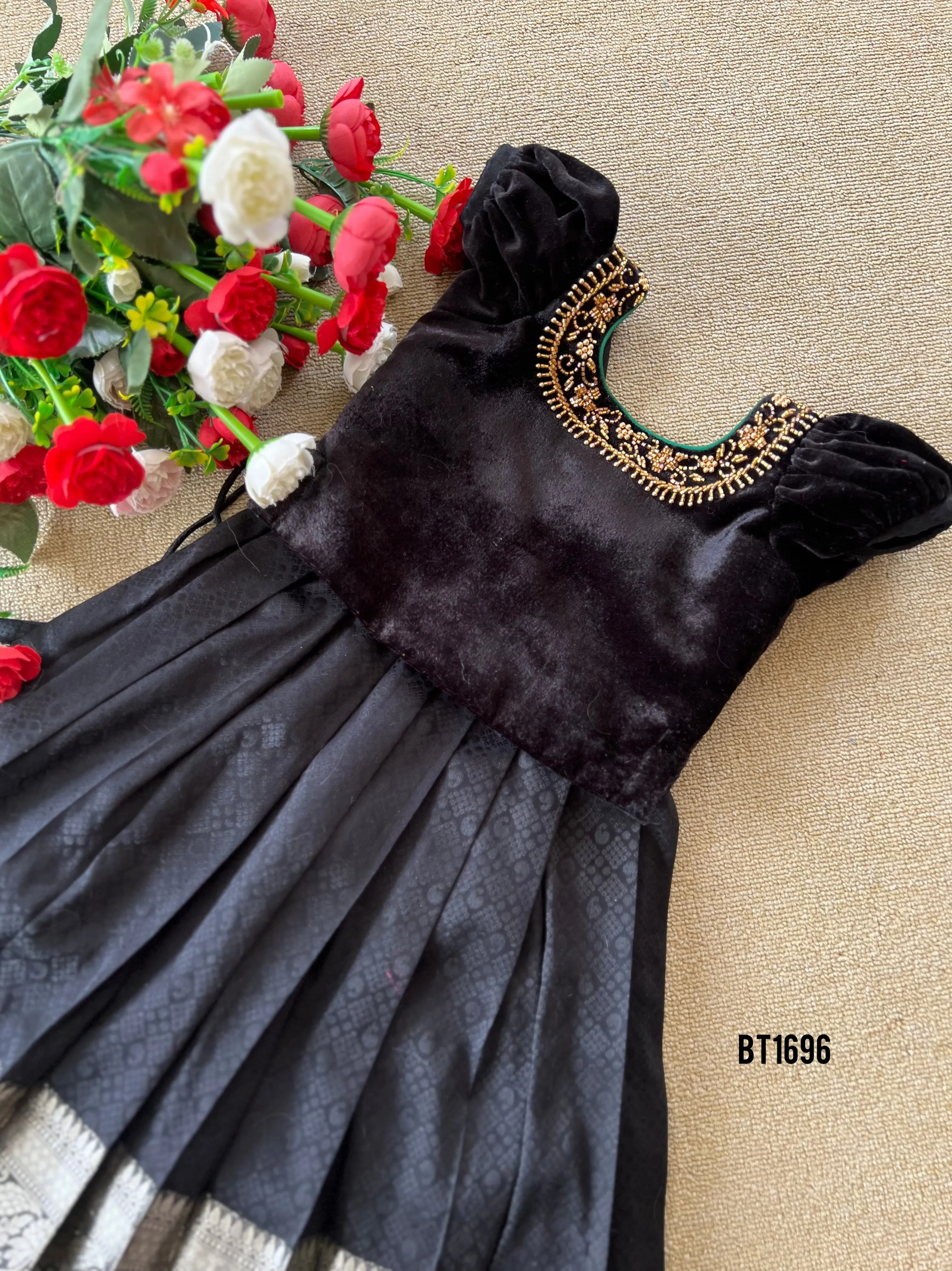 BT1696 Regal  Baby Party Dress - Elegance Unveiled