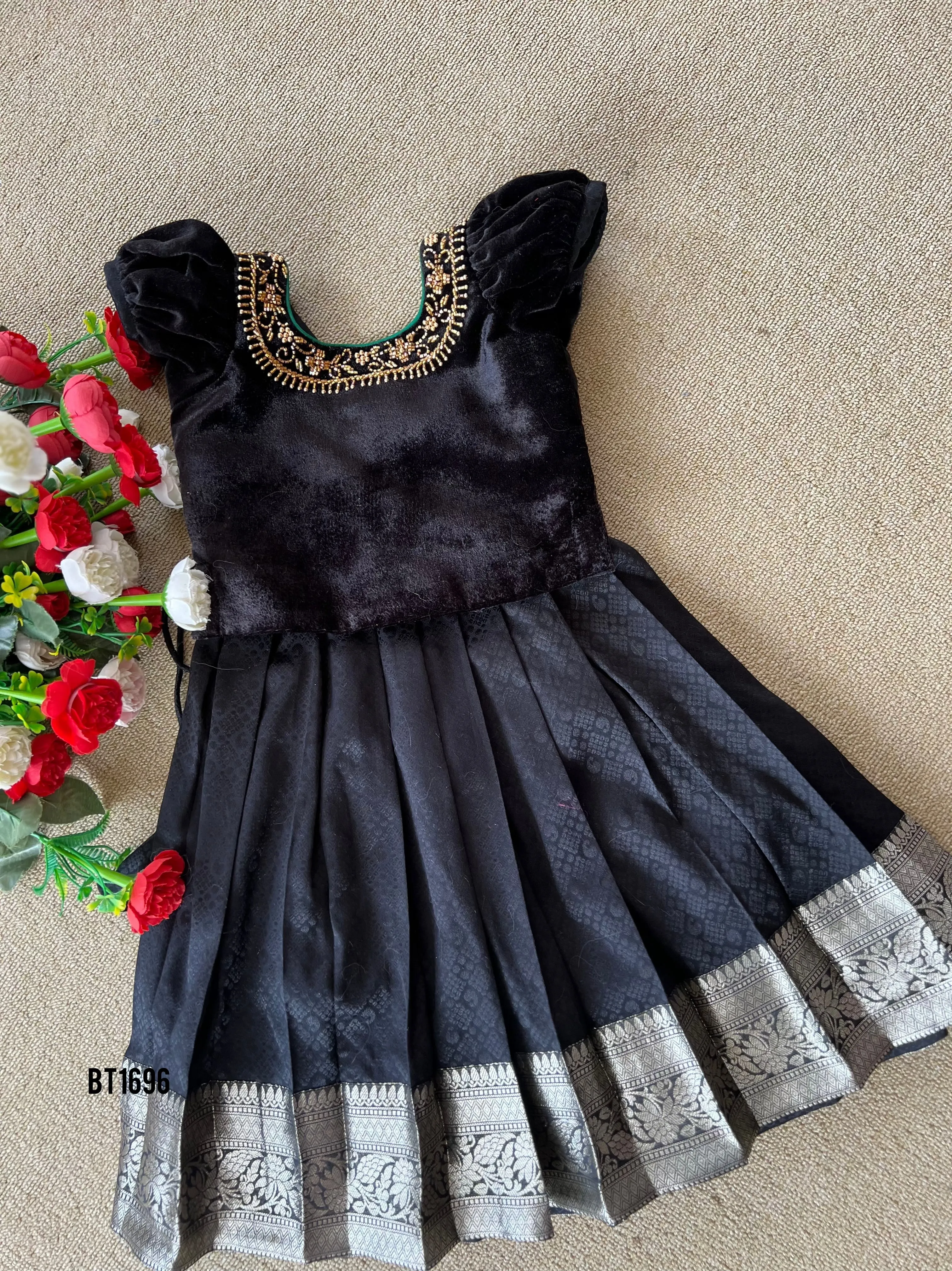 BT1696 Regal  Baby Party Dress - Elegance Unveiled
