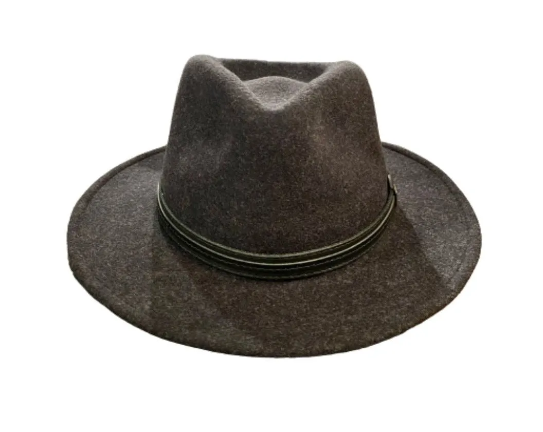 Bugatti - Water Repellent Felt Grey Hat