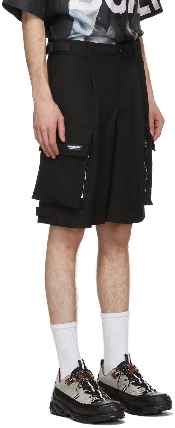 Burberry Black Cargo Billy Shorts