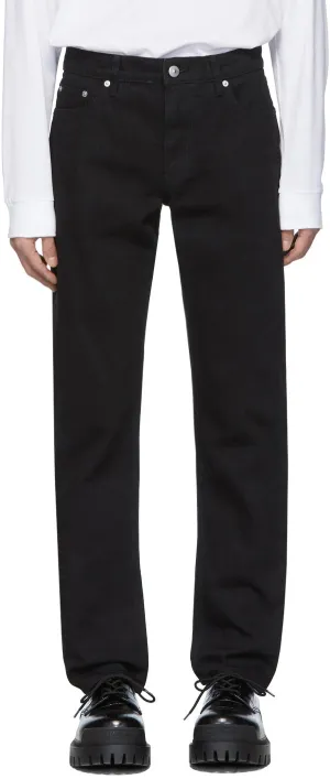 Burberry Black Straight-Leg Jeans