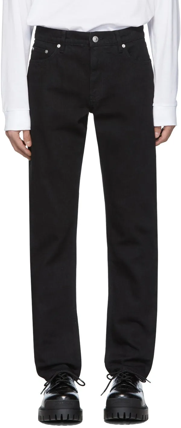 Burberry Black Straight-Leg Jeans