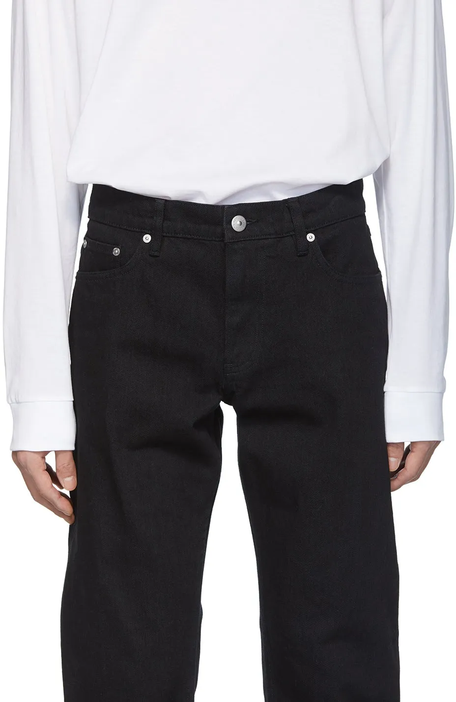 Burberry Black Straight-Leg Jeans