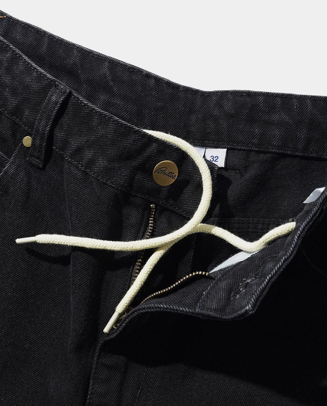 Butter Goods - Lock Denim Shorts - Flat Black