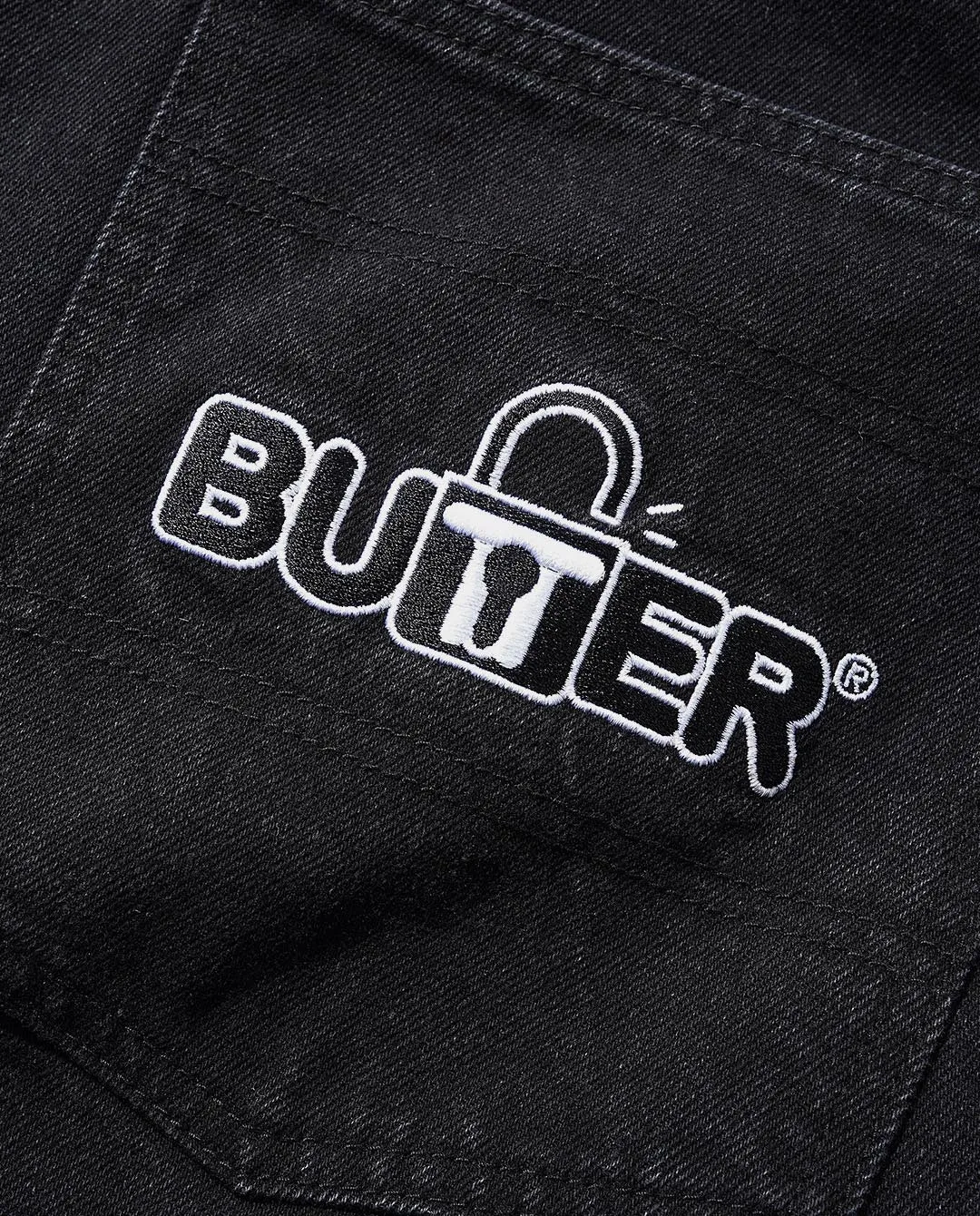Butter Goods - Lock Denim Shorts - Flat Black