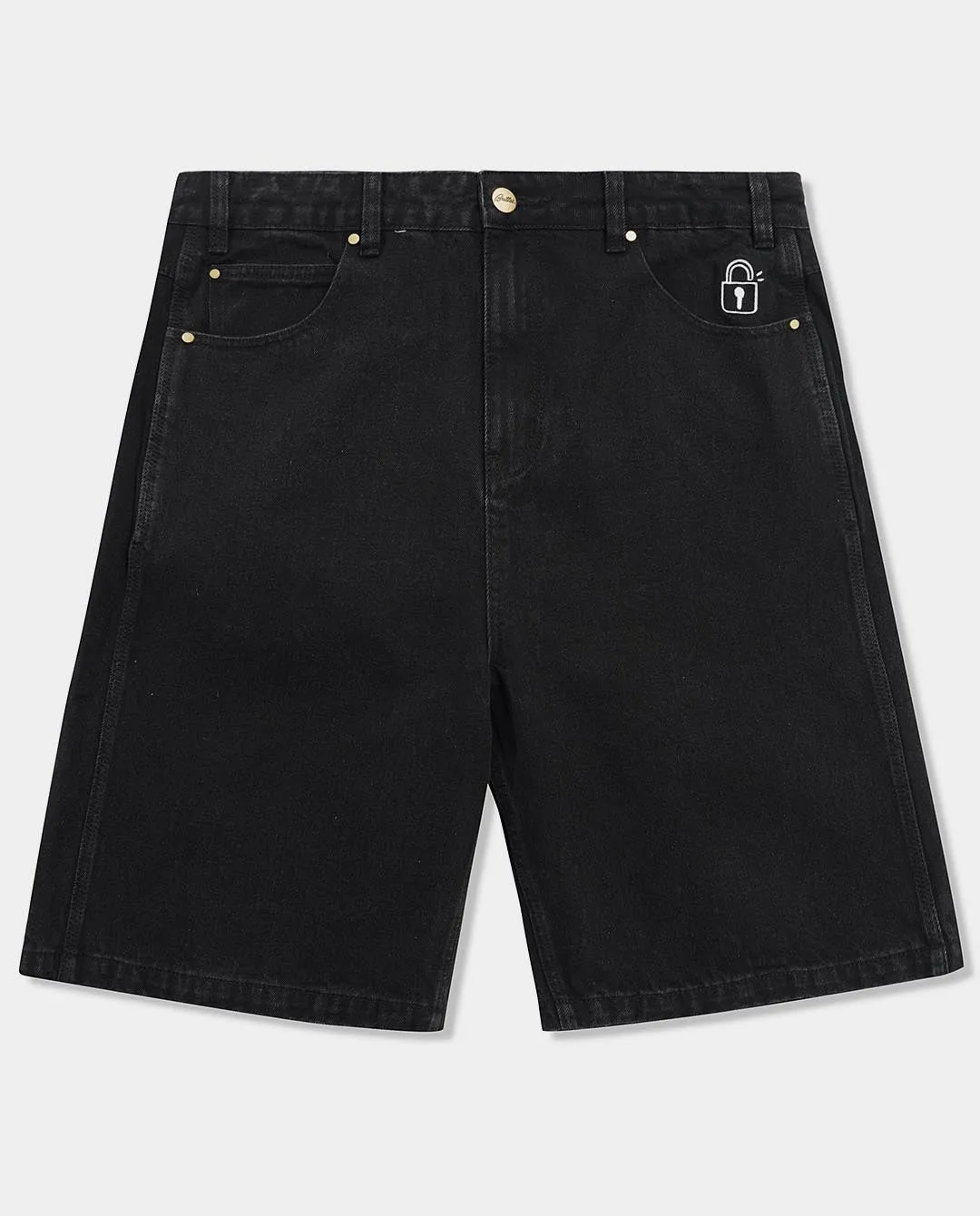 Butter Goods - Lock Denim Shorts - Flat Black