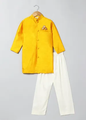 BYB PREMIUM BOYS GOTTA WORK MATKA SILK KURTA PYJAMA