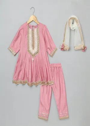 BYB PREMIUM Dola silk anarkali suit set