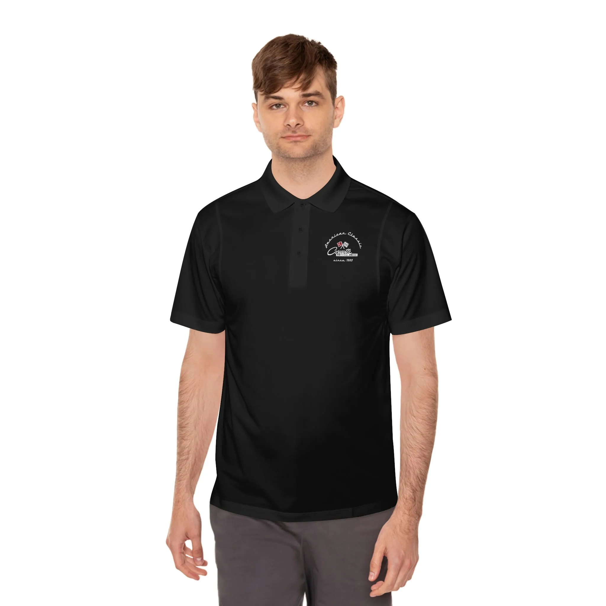 C2 Corvette Men's Sport Polo Shirt, perfect when performance and style is part of the day