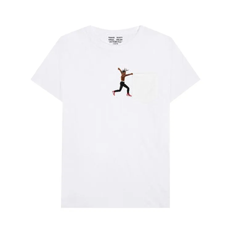 Cactus Jack by Travis Scott x Virgil Abloh By A Thread T-Shirt (Off-White Air Jordan 1 Version) 'White', White