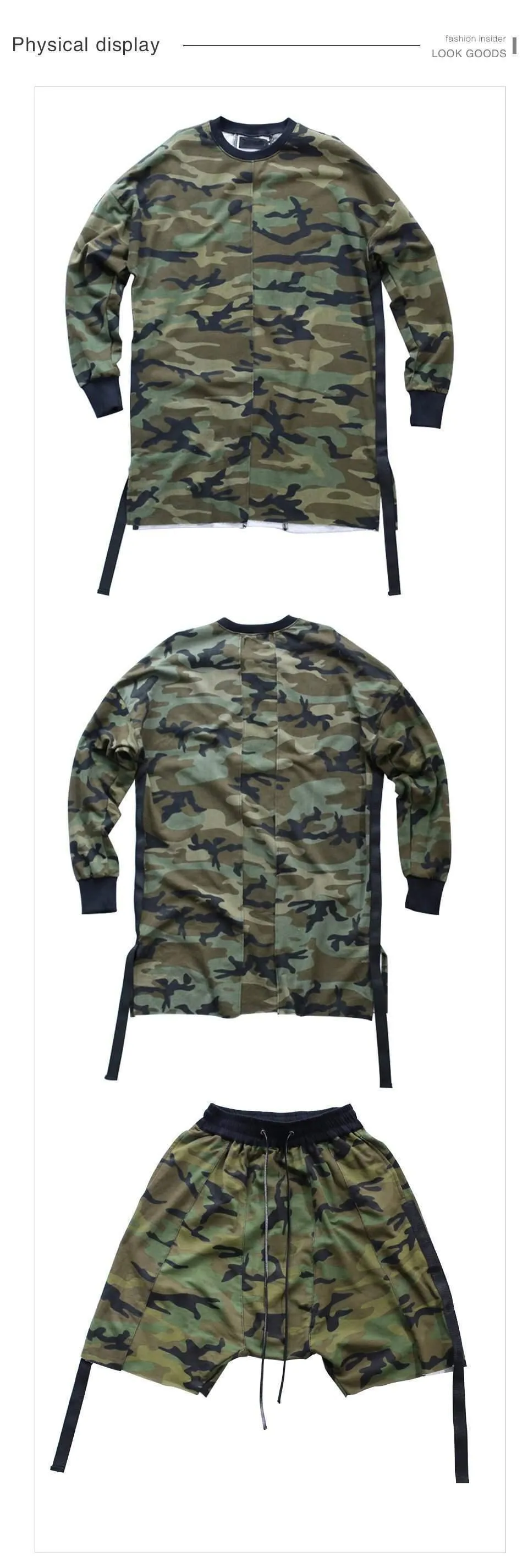 Camouflage Men's Clothing Set