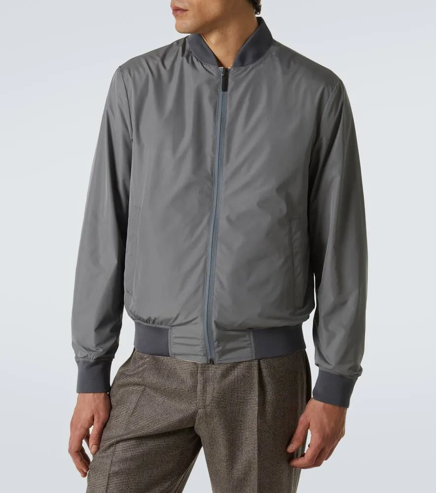 Canali Reversible bomber jacket