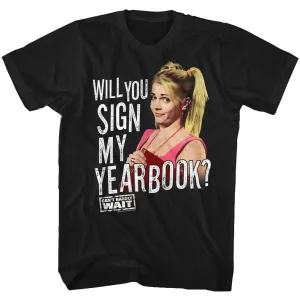 Cant Hardly Wait Yearbook Girl Men's T-Shirt