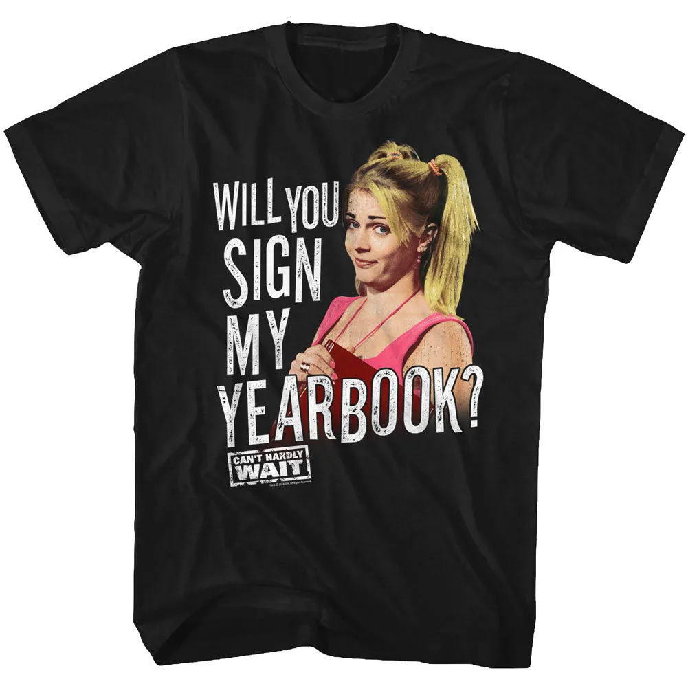 Cant Hardly Wait Yearbook Girl Men's T-Shirt