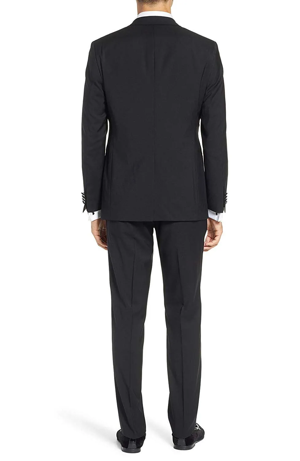 Caravelli Men's Slim Fit Two-Piece Notch Lapel Formal Tuxedo Suit Set