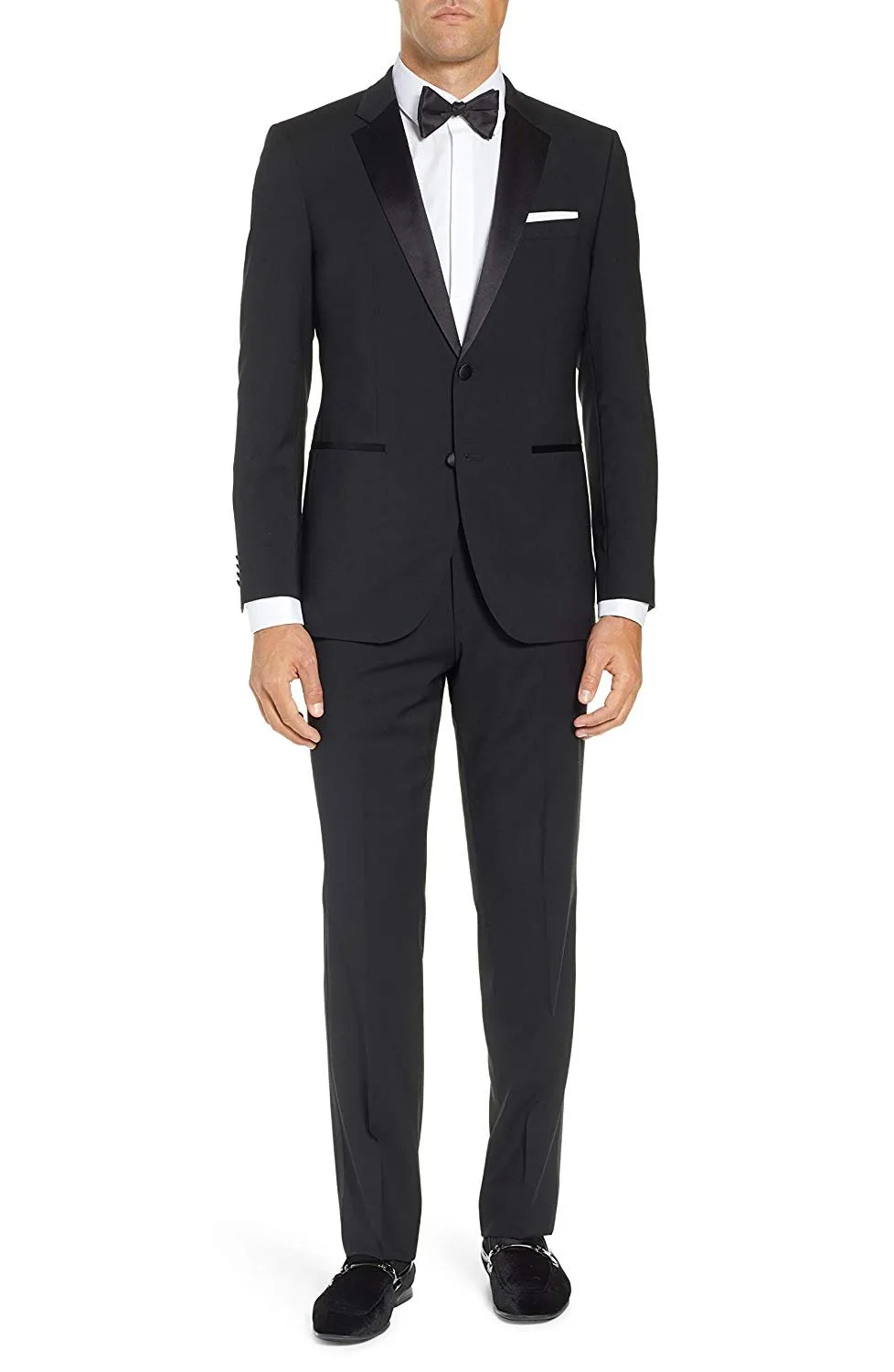 Caravelli Men's Slim Fit Two-Piece Notch Lapel Formal Tuxedo Suit Set