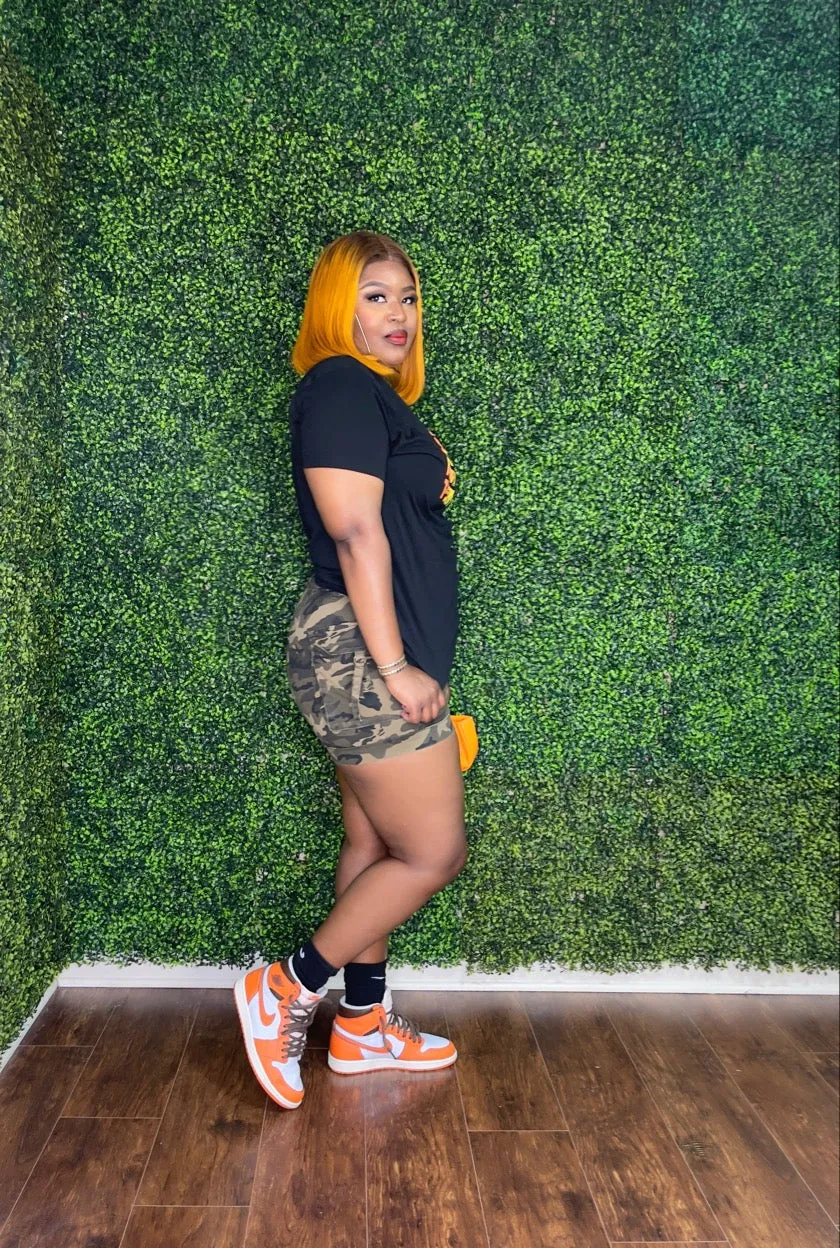 CARMEN CAMO CARGO SHORTS