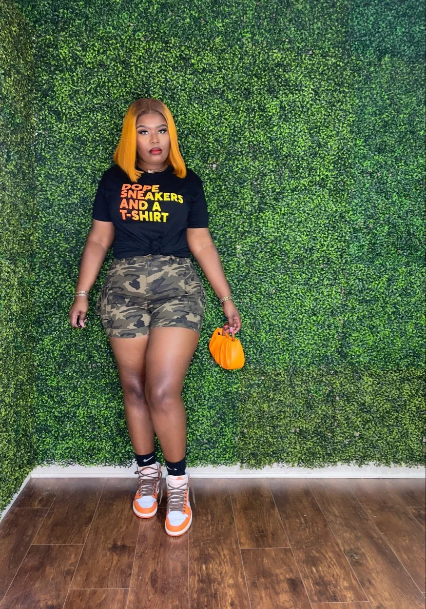 CARMEN CAMO CARGO SHORTS