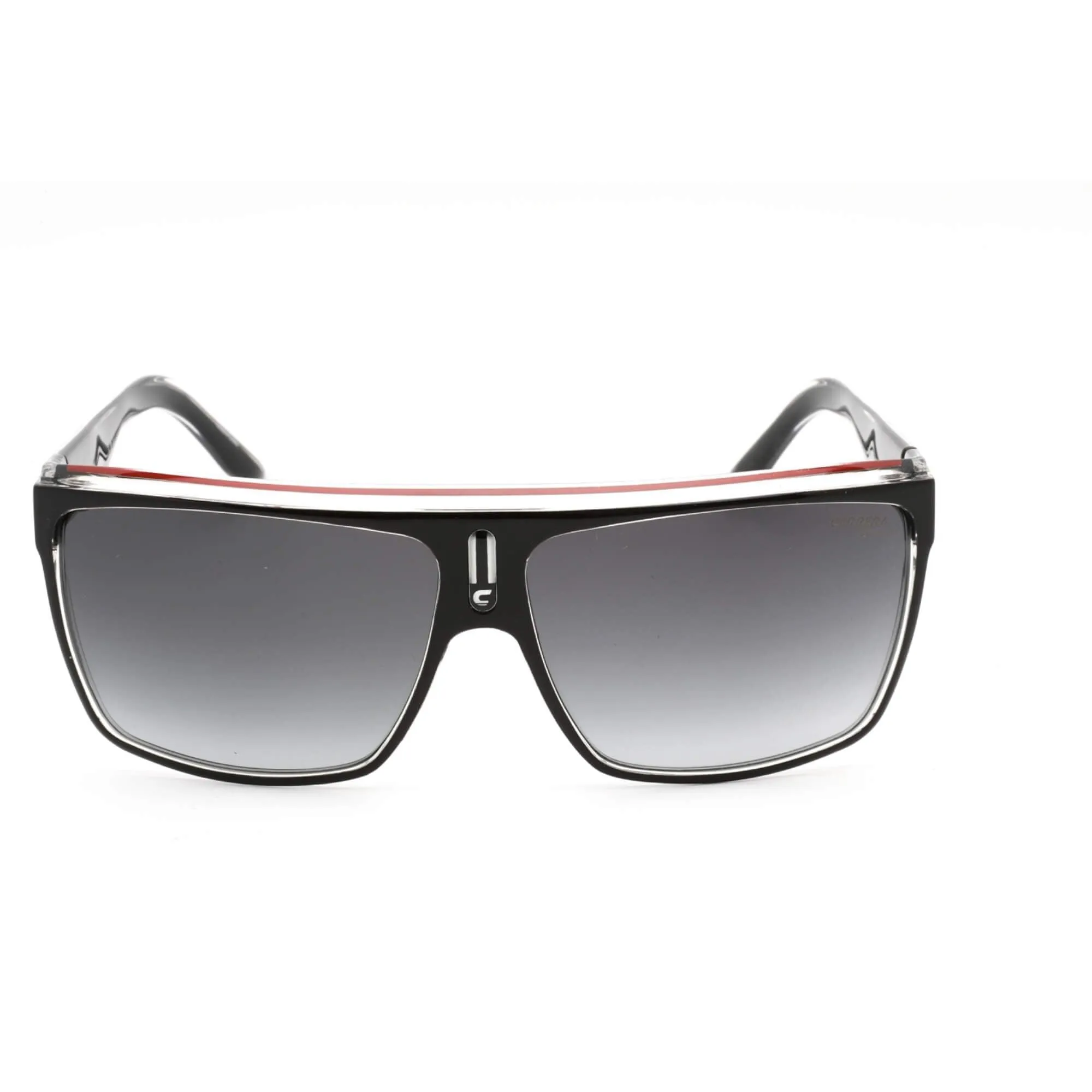 Carrera Men's Sunglasses - Black Red Frame Grey Shaded Lens | CARRERA 22/S 0OIT 9O