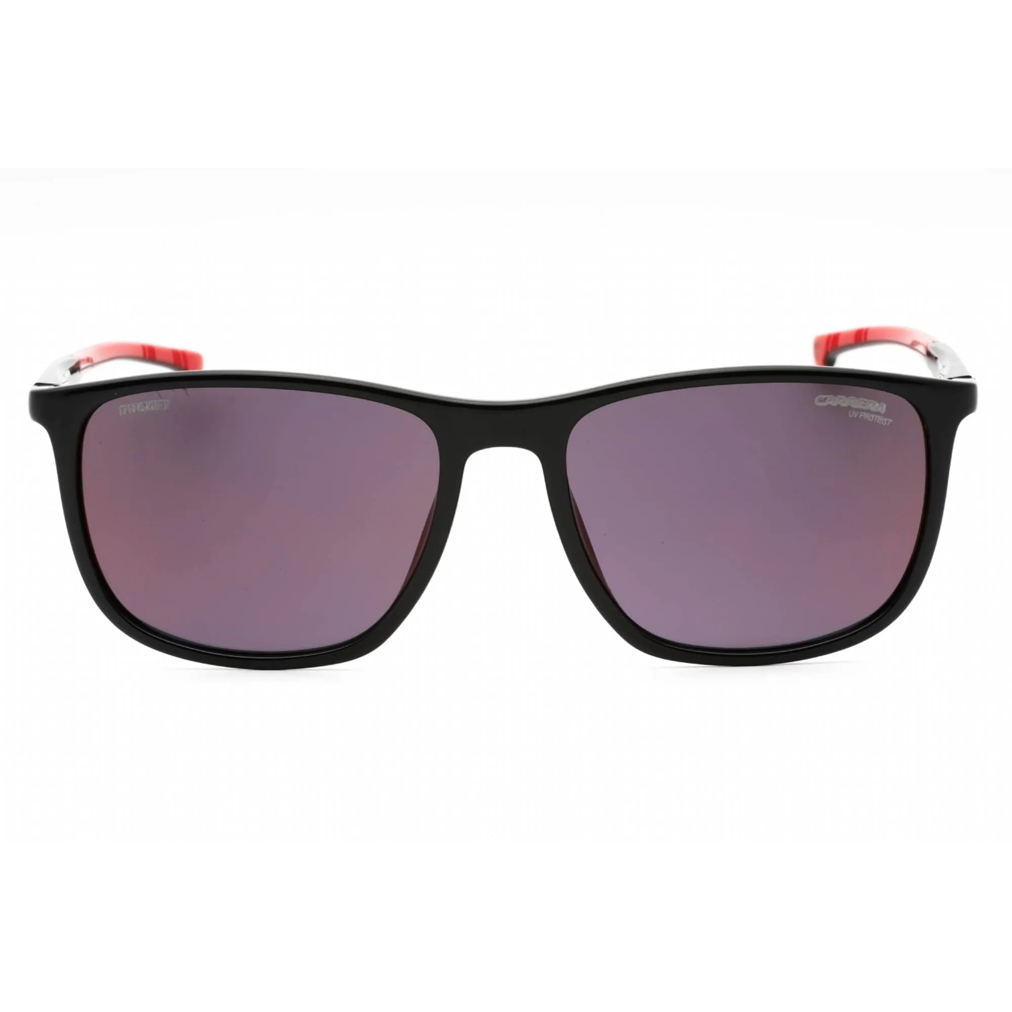 Carrera Men's Sunglasses - Black Red Rectangular Plastic Frame | CARDUC 004/S 0OIT AO