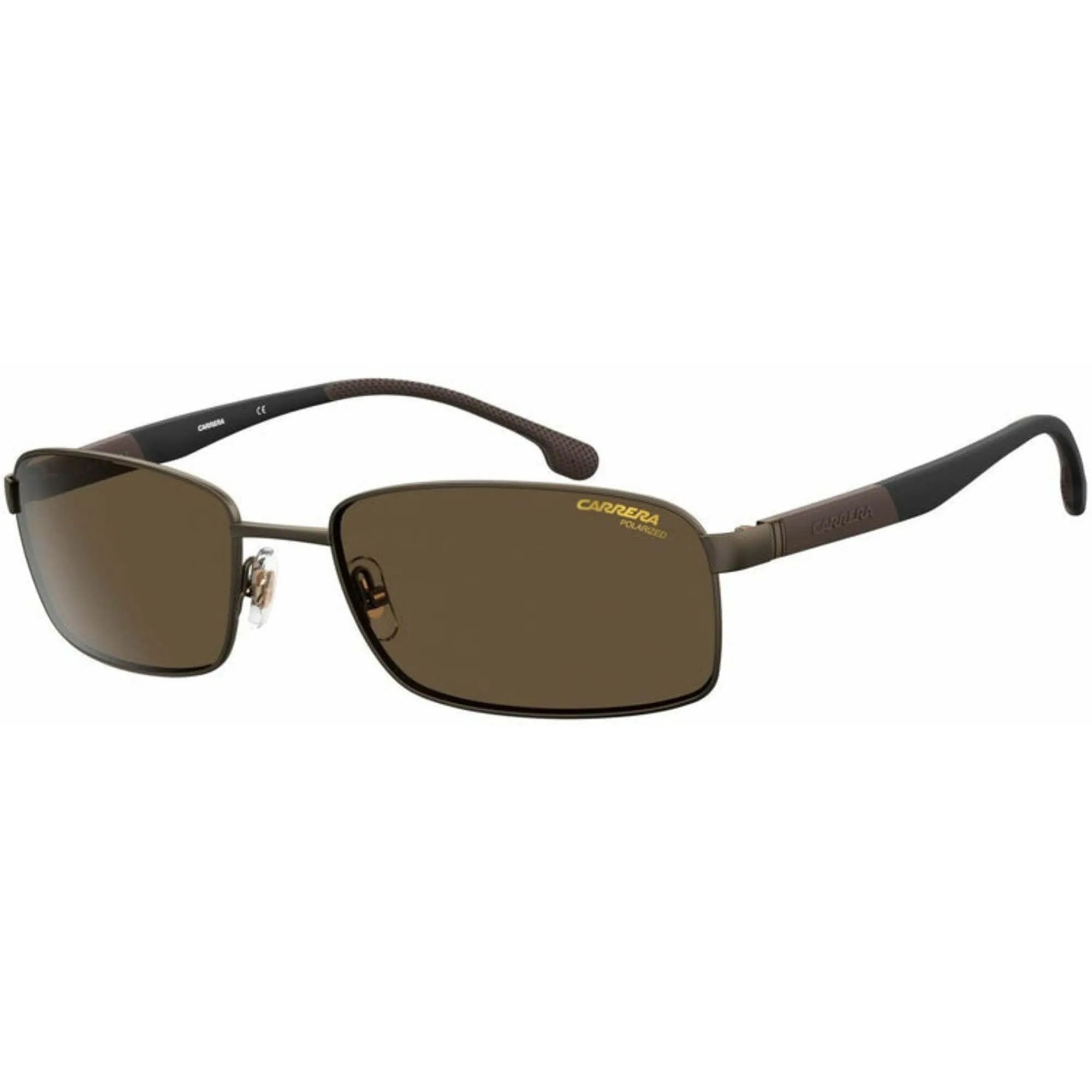 Carrera Men's Sunglasses - Rectangular Frame Bronze Polarized Lens | CA8037S 0VZH