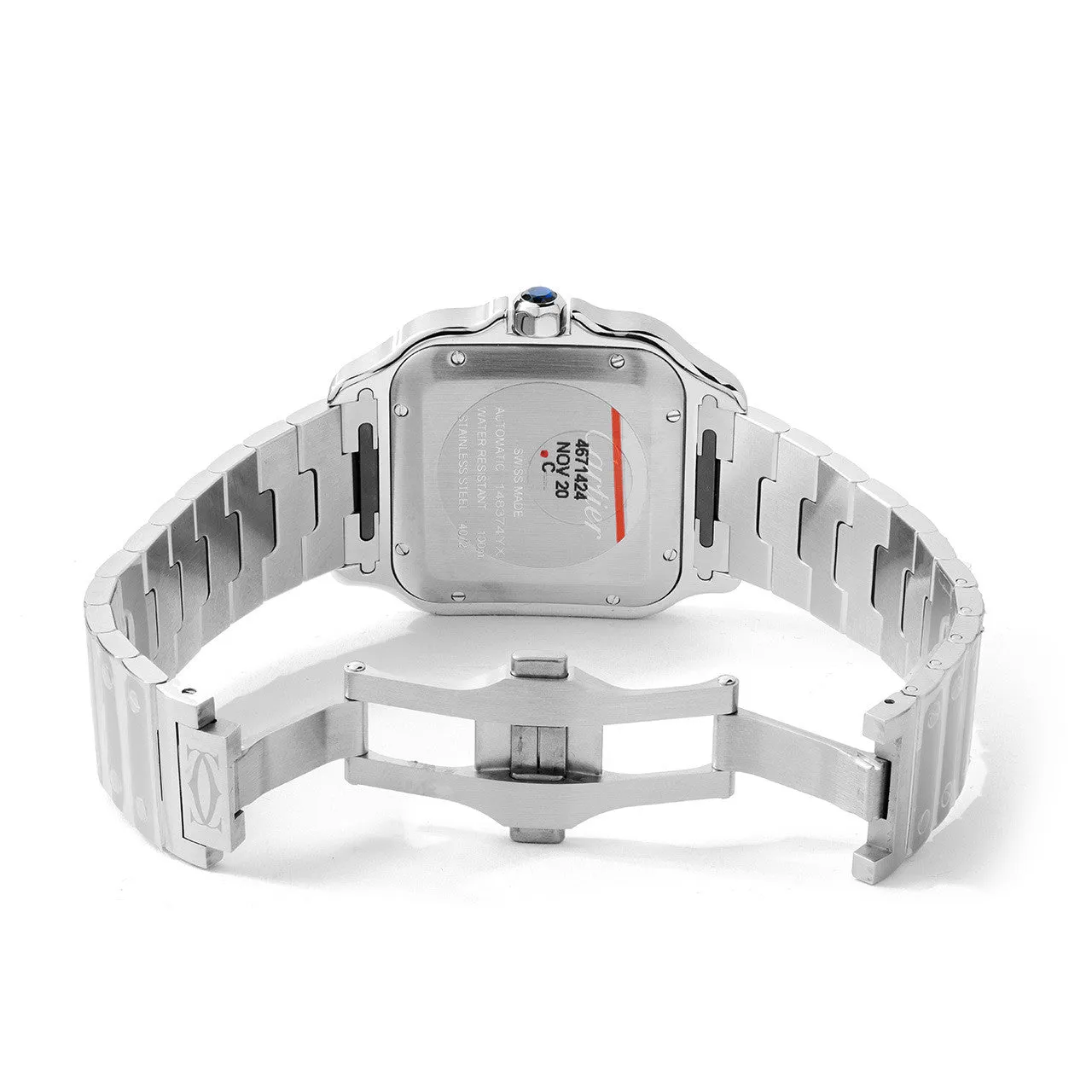 Cartier Santos Stainless Steel 39.8mm