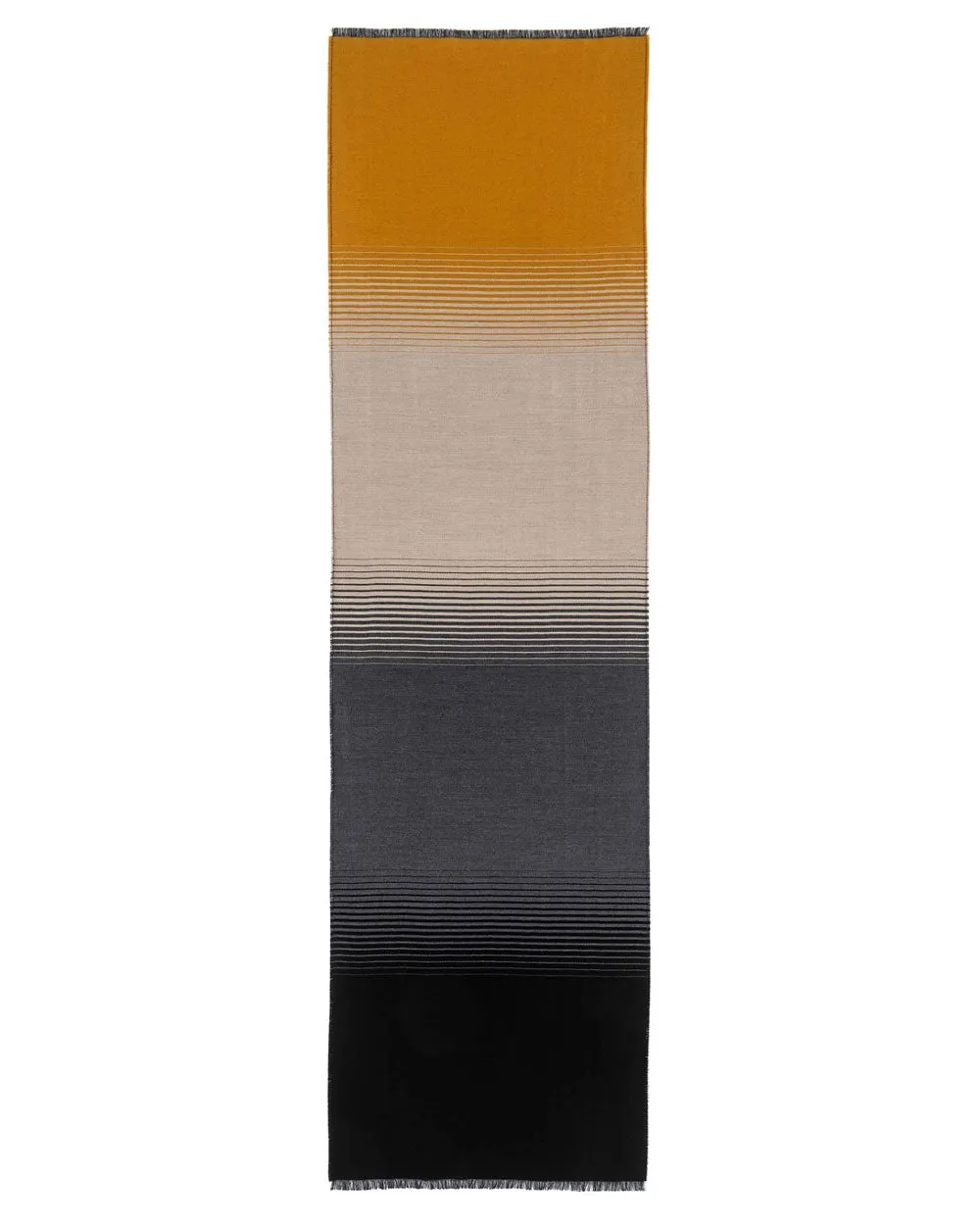 Cashmere Blend Ombre Scarf in Gorse