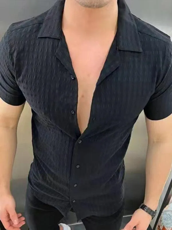 Casual Short Sleeve Men's Shirt