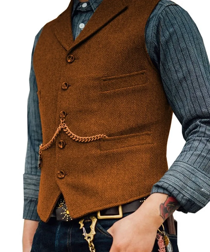 Casual/Dress Tweed Vest
