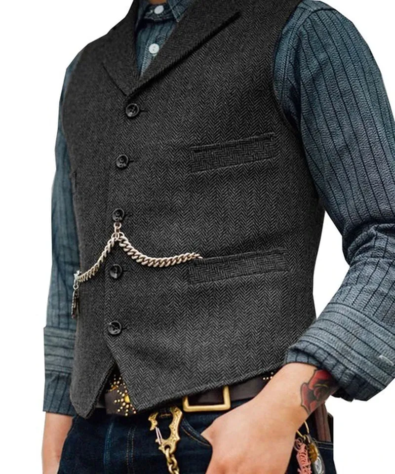 Casual/Dress Tweed Vest