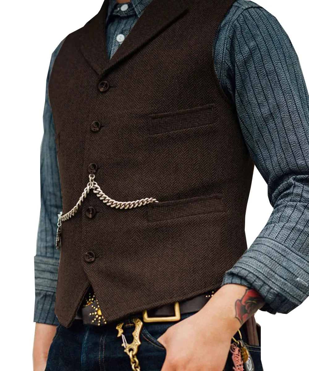 Casual/Dress Tweed Vest