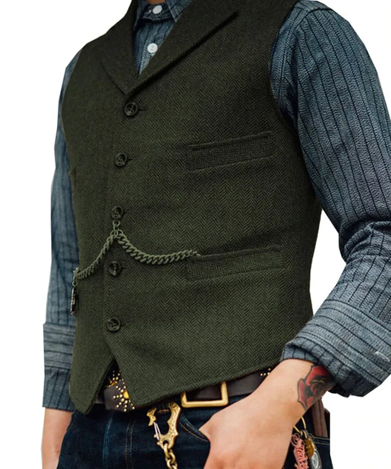Casual/Dress Tweed Vest