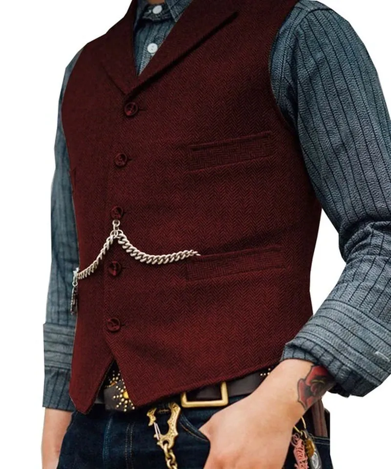 Casual/Dress Tweed Vest