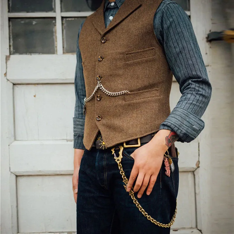 Casual/Dress Tweed Vest