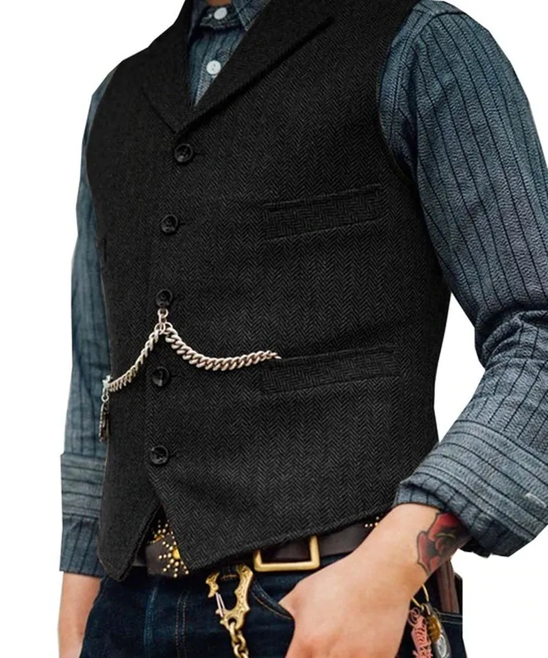 Casual/Dress Tweed Vest